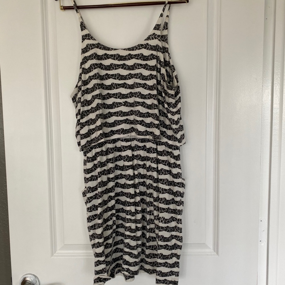 Vintage Stussy tiered dress